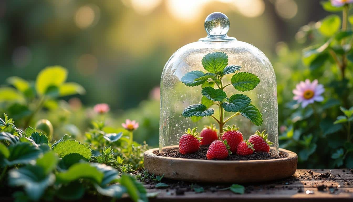 Protéger vos cultures des oiseaux avec une cloche de jardin