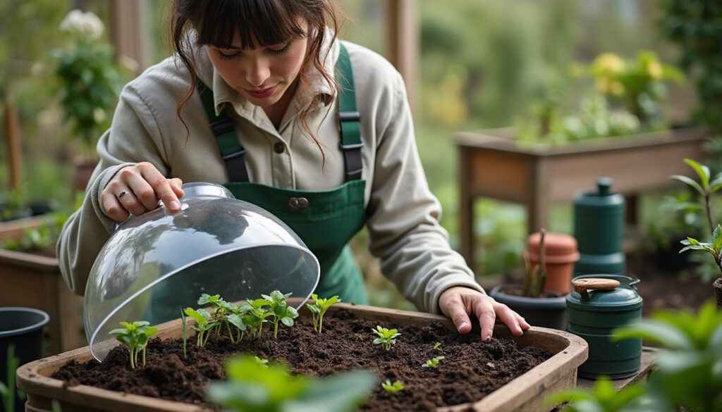 Comment aider les semis de printemps grâce à une cloche de jardin