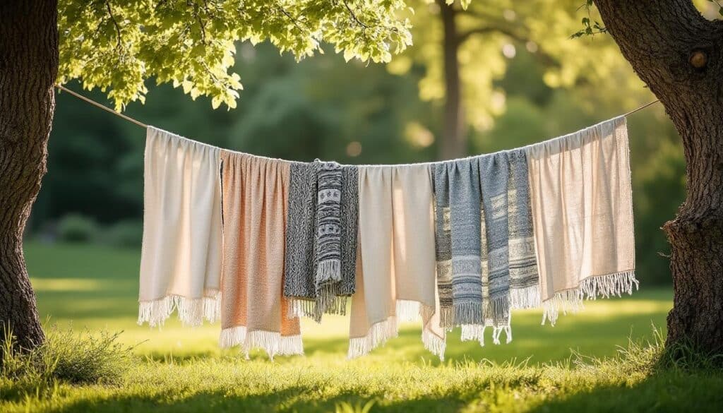 Astuces pour bien mélanger les matières avec le linge bohème