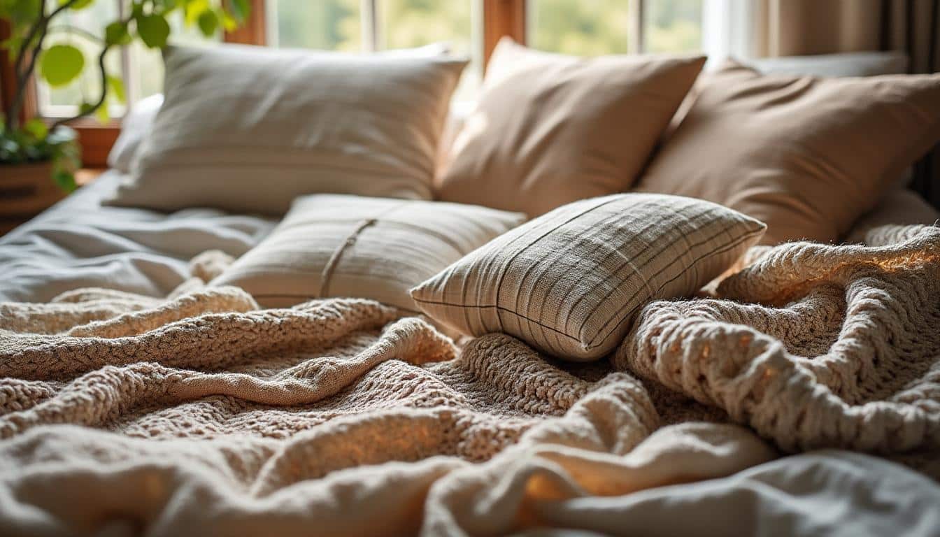 Idées pour associer différents textiles bohèmes dans votre linge