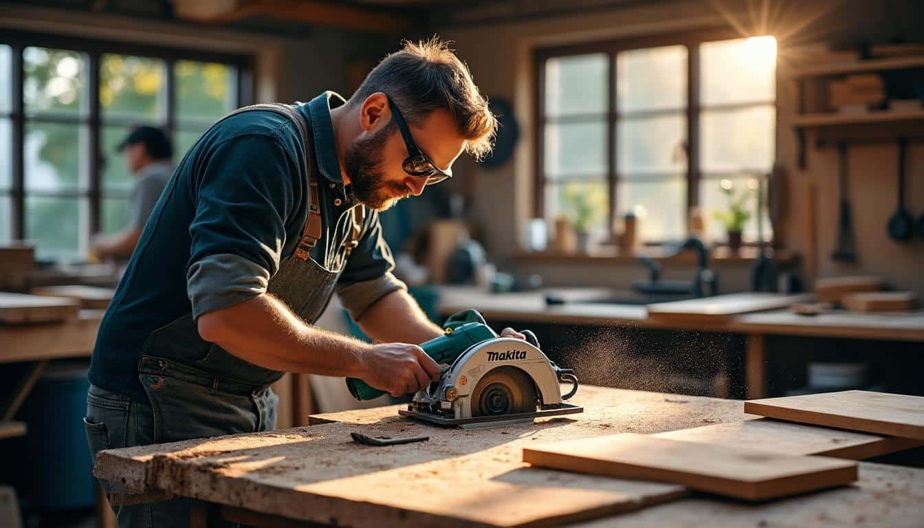 Illustration: Pourquoi choisir une scie circulaire sur table Makita pour votre atelier ?
