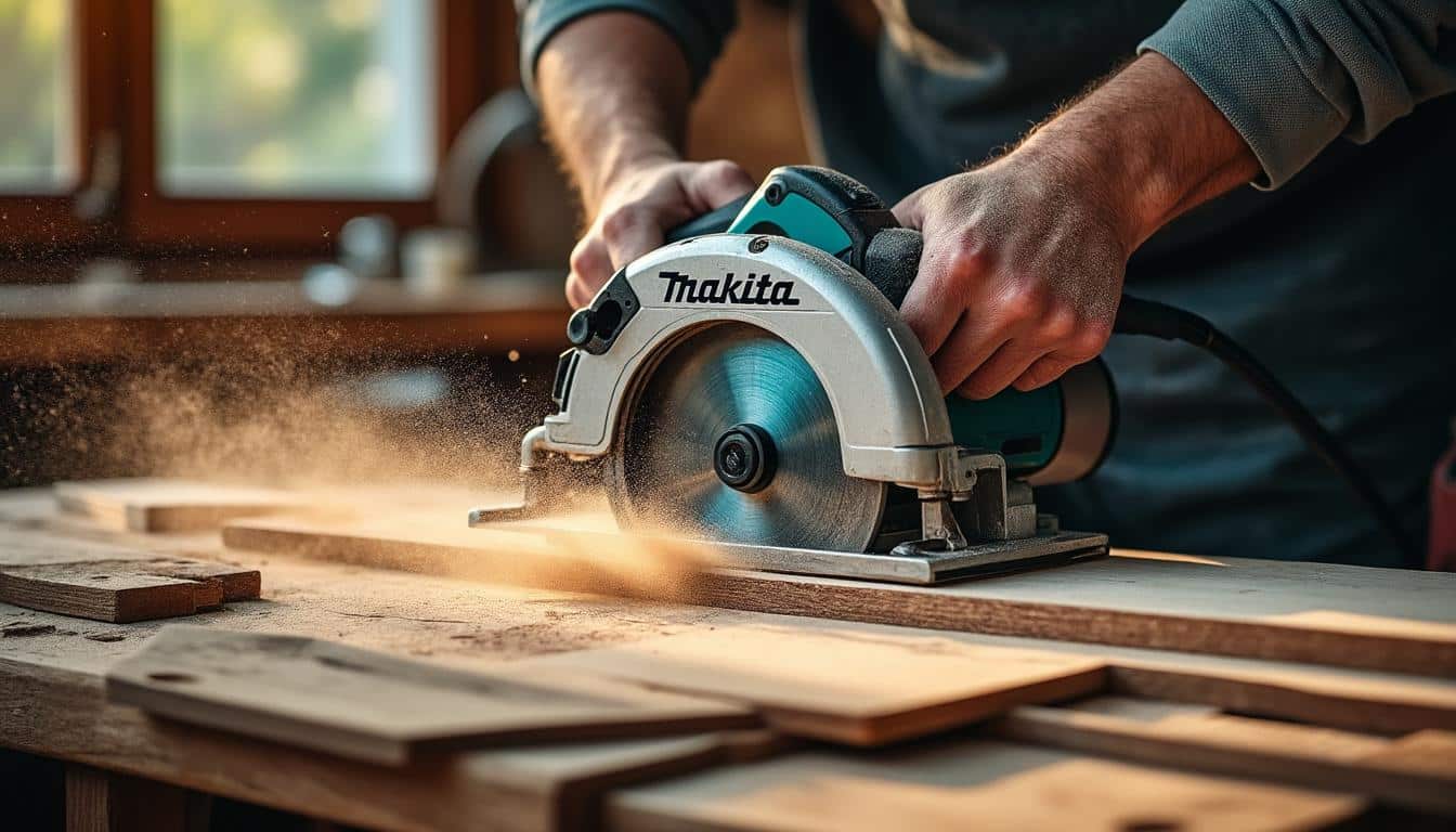 Makita scie circulaire sur table : précision et robustesse pro