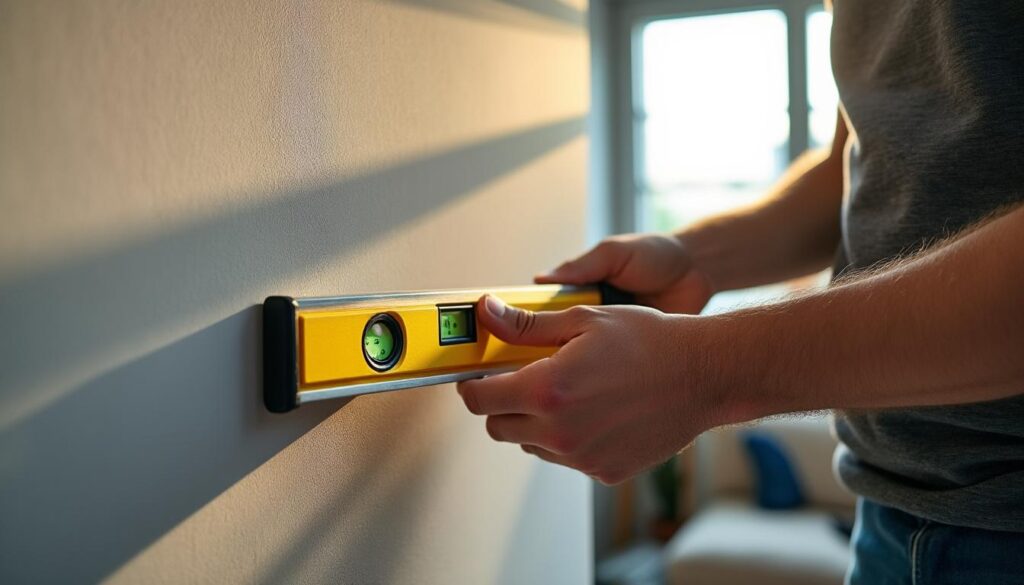 Comment installer des étagères droites à l'aide d'un mètre et d'un niveau dans la maison