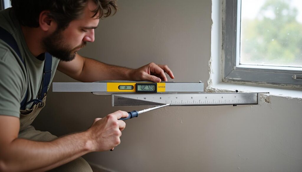 Pourquoi utiliser un mètre et un niveau pour mesurer une cloison en placo à la maison