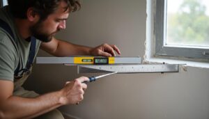 Pourquoi utiliser un mètre et un niveau pour mesurer une cloison en placo à la maison