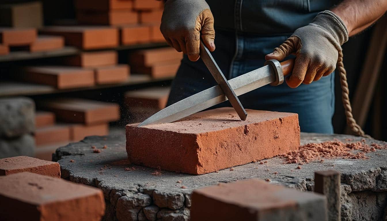 Illustration: Pourquoi choisir une lame spécifique pour la brique rouge et ses variantes ?