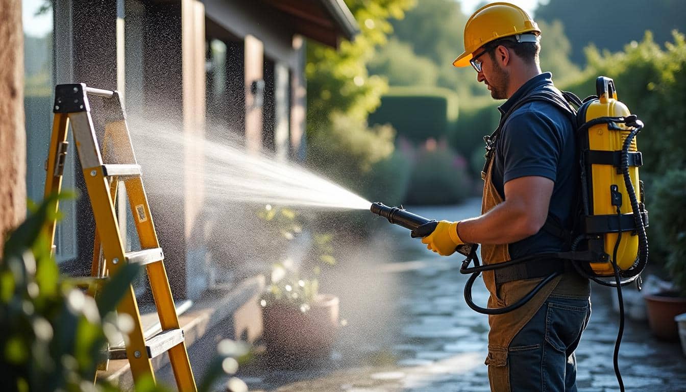 Illustration: Comprendre le principe du nettoyage de toiture avec un karcher