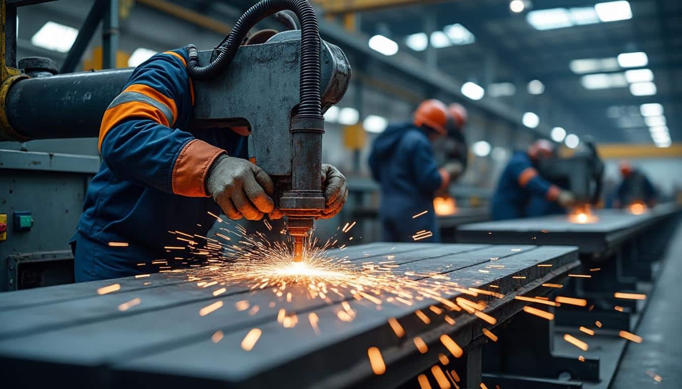 Illustration: Explorer les types de scies à ruban automatiques et leurs applications industrielles