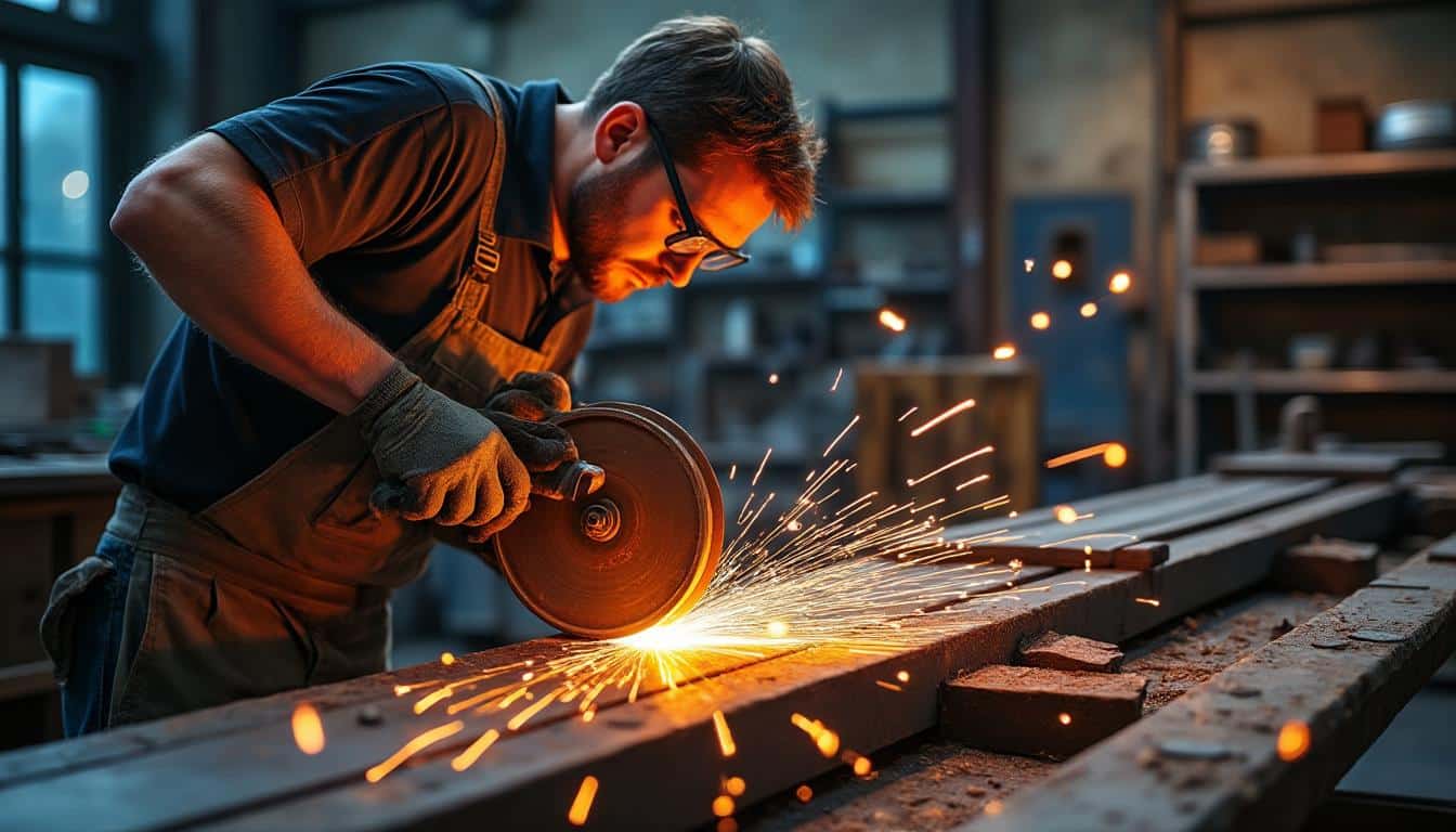 Illustration: Où et comment utiliser une scie circulaire pour découper du métal ?