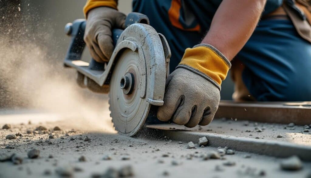 Scie pour béton : choisir et utiliser l’outil idéal sur chantier