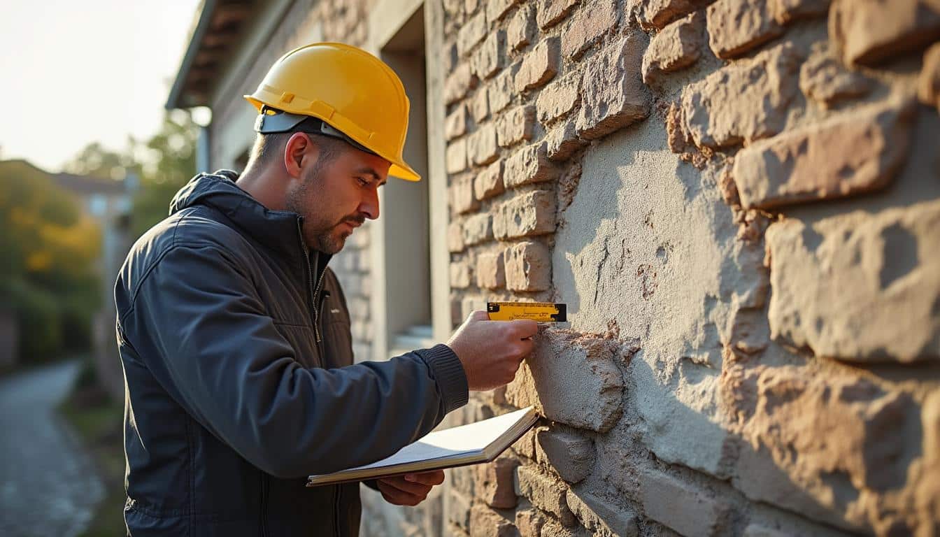 Illustration: Comprendre la nature des fissures sur l’enduit et leur gravité
