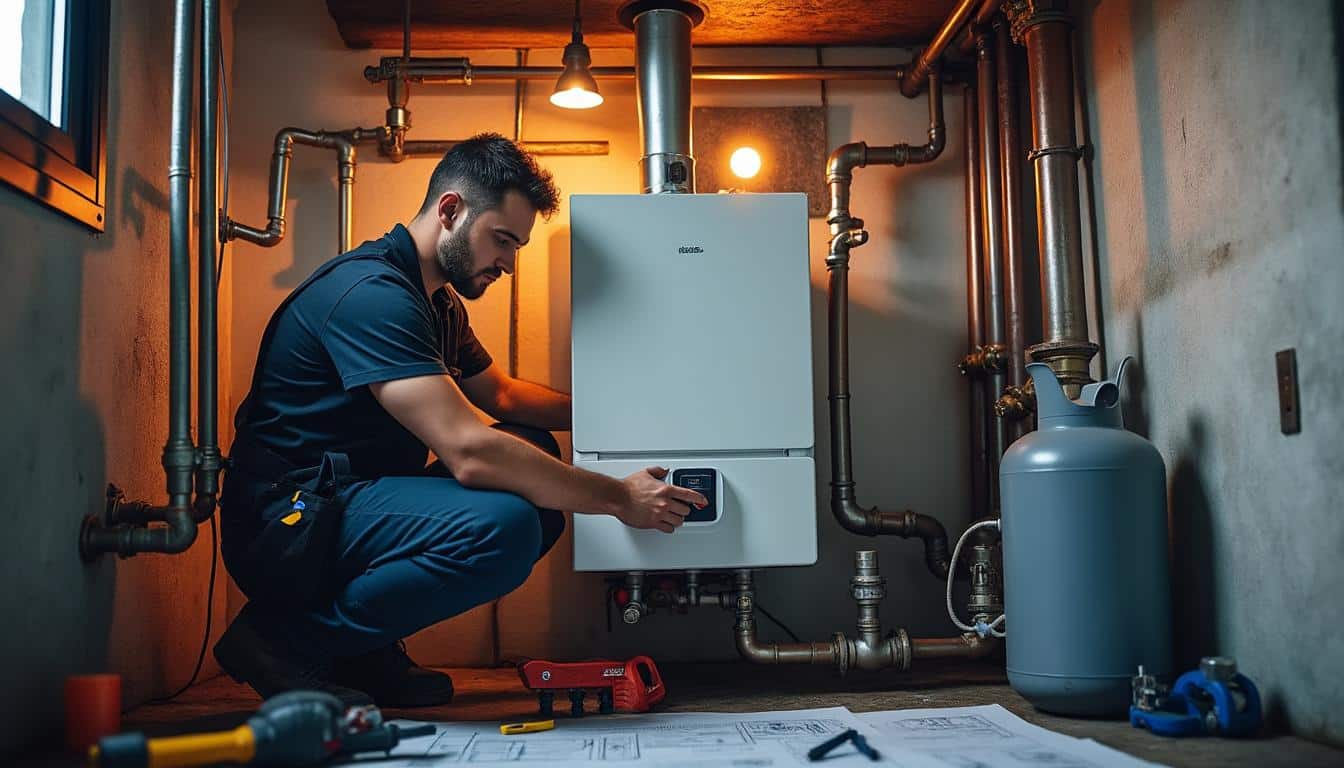 Illustration: Comprendre le fonctionnement et les avantages de la chaudière à gaz à condensation