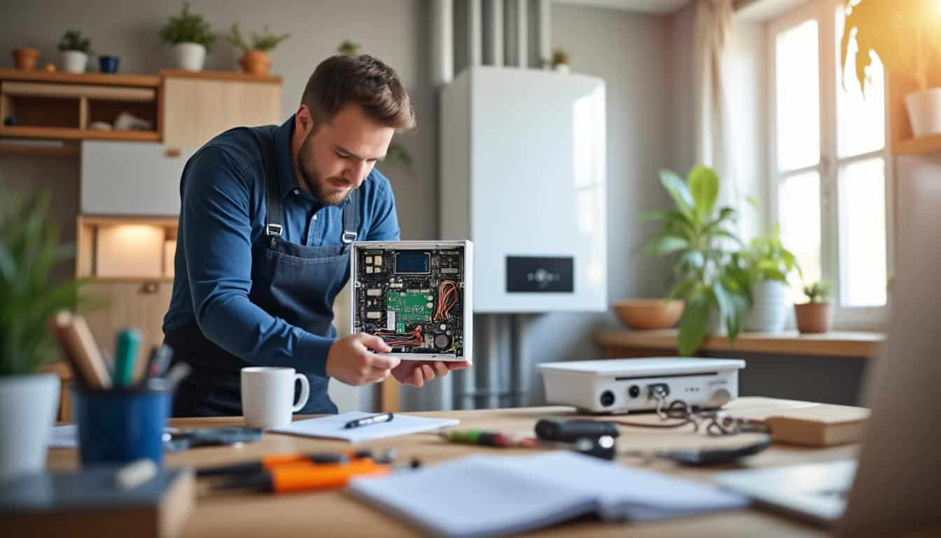 Illustration: Comprendre le rôle et les composants du thermostat pour chaudière gaz à 2 fils