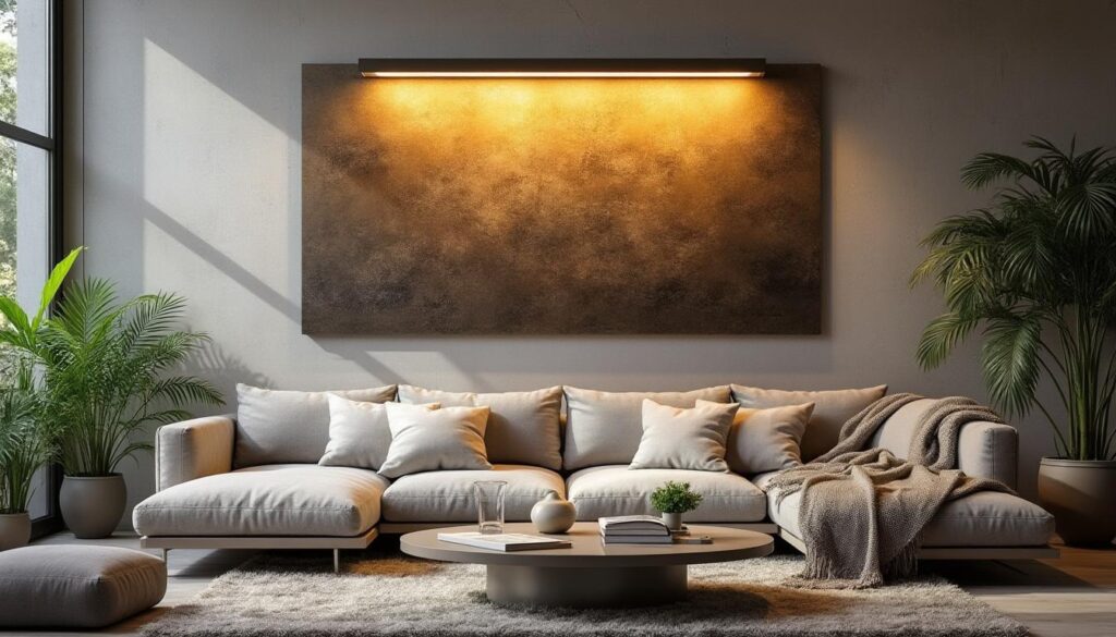 Grande applique murale salon : charme et lumière pour sublimer votre espace