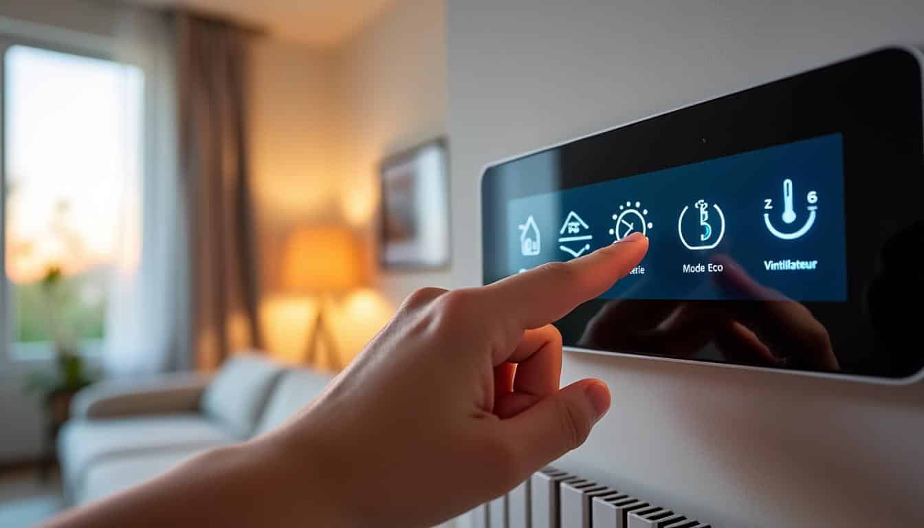Illustration: Comment interpréter les pictogrammes essentiels sur un radiateur électrique