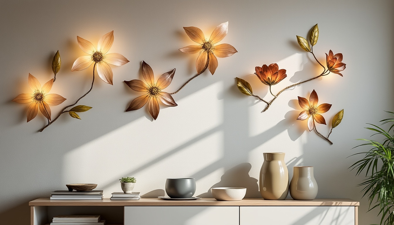 Illustration: Qu’est-ce qu’une applique murale inspirée des fleurs ?