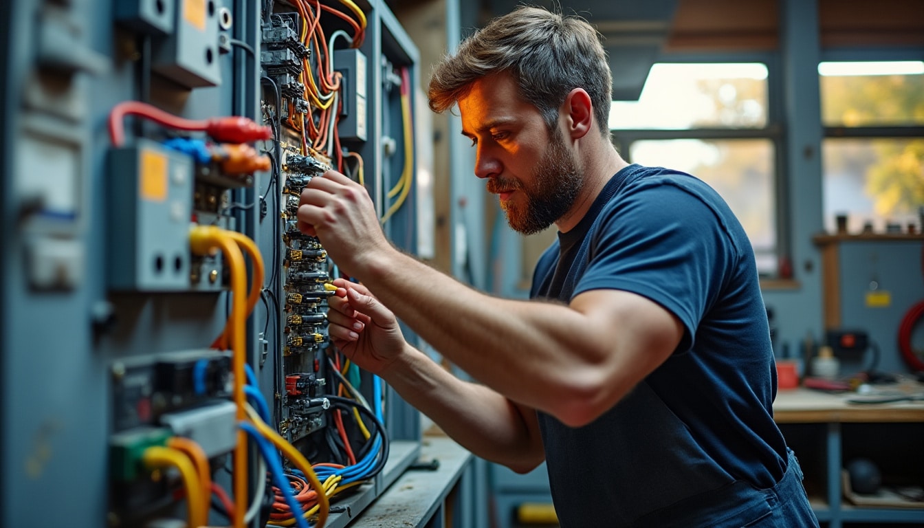 Illustration: Comprendre le fonctionnement d’une installation électrique en triphasé