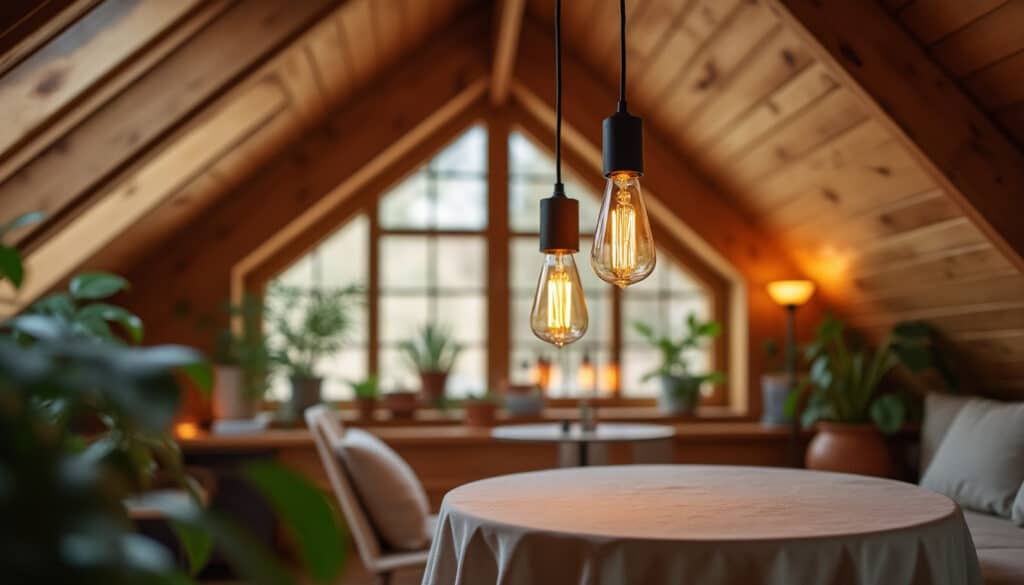 Suspension luminaire sous pente : guide pour un éclairage parfait