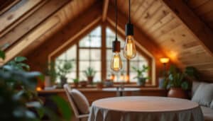 Suspension luminaire sous pente : guide pour un éclairage parfait