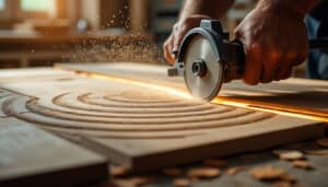 Couper un plan de travail stratifié sans éclat : astuces et méthodes
