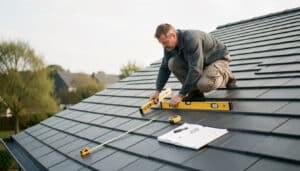 Calculer la pente d’une toiture en % et en degrés